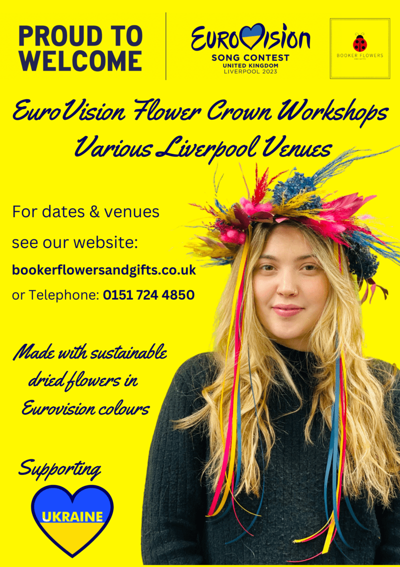 Eurovision Flower Crown Workshops Uncover Liverpool