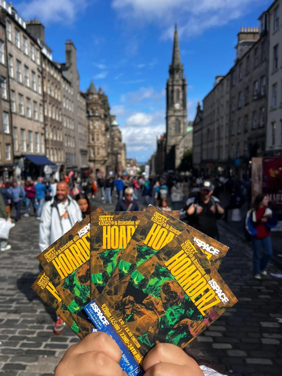 Gritty Gaze Theatre Production Leaflets at the Edinburgh Fringe