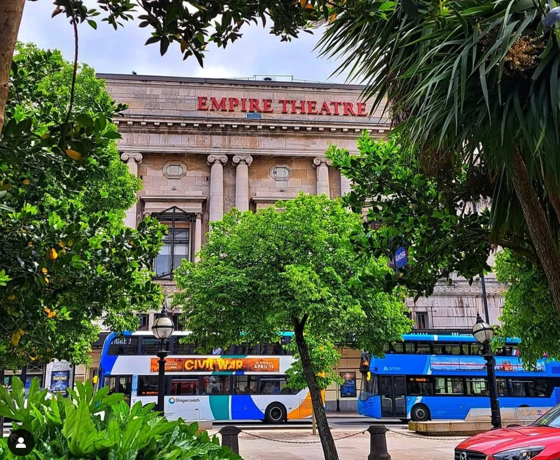 Christmas Shopping in Liverpool - Empire Theatre