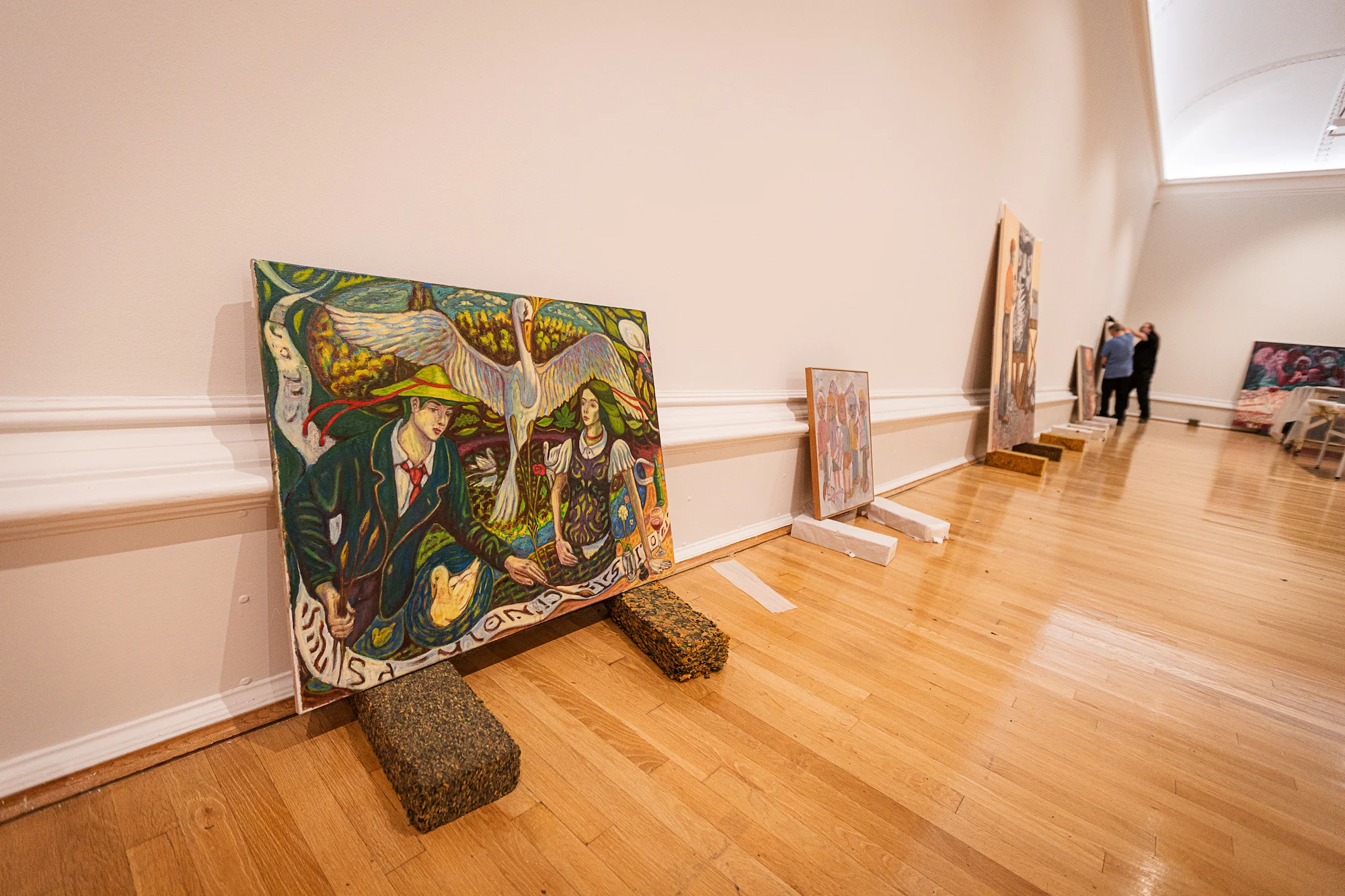 Behind the scenes of John Moores Painting Prize 2025 judging and installation