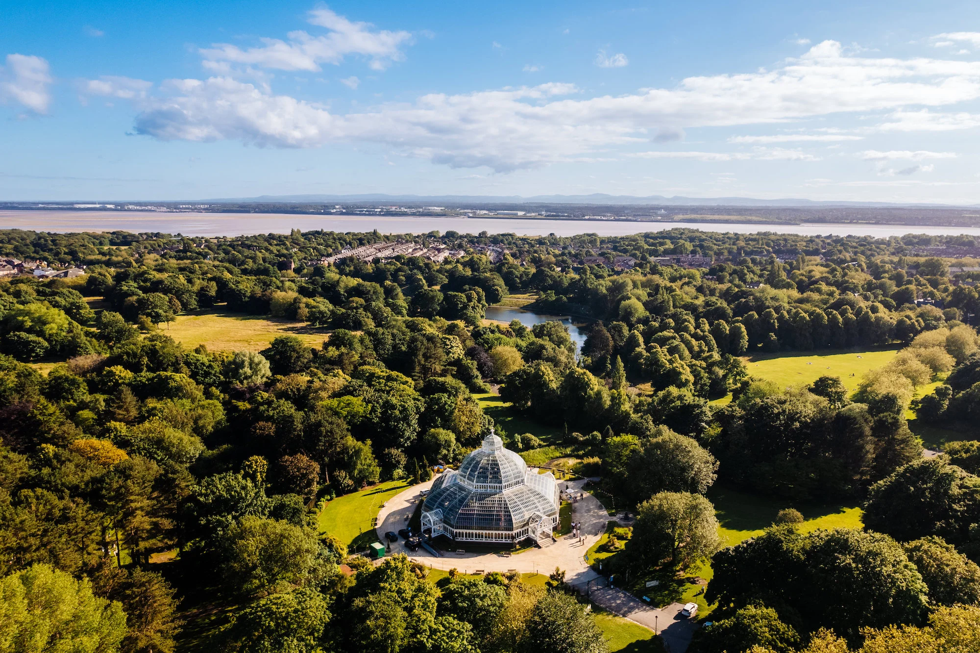 Sefton Park Palm House - Birdseye View (c) Fairclough Studios