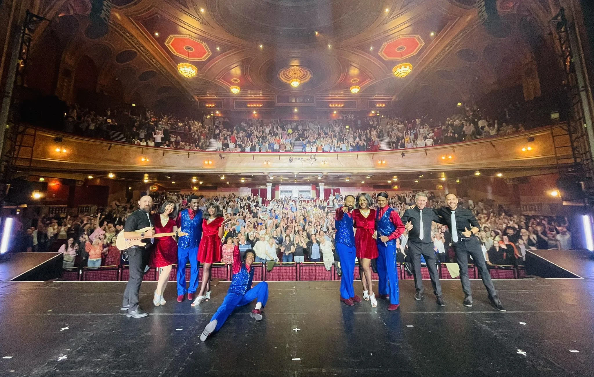 The Magic of Motown on stage at the end of their performance at the Empire