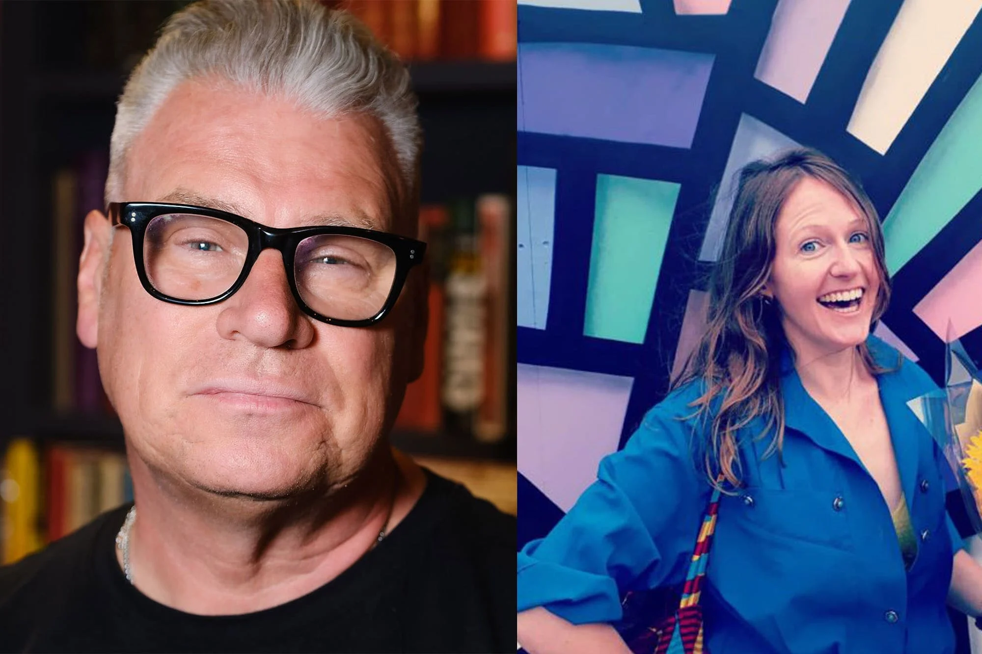 Mark Kermode and Jenny Nelson