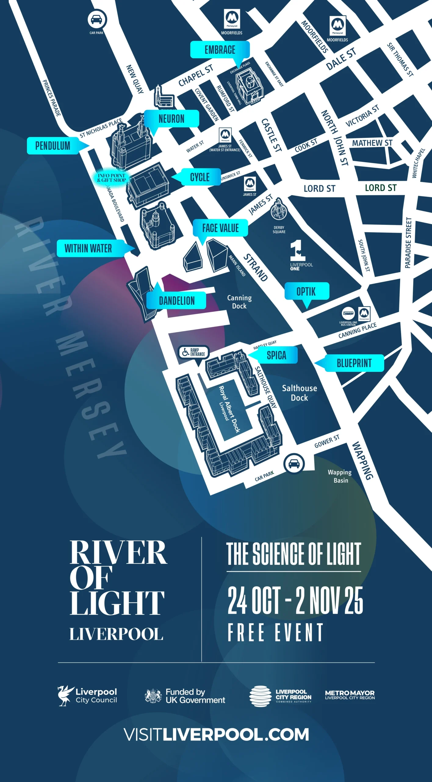 River of light Map 2025