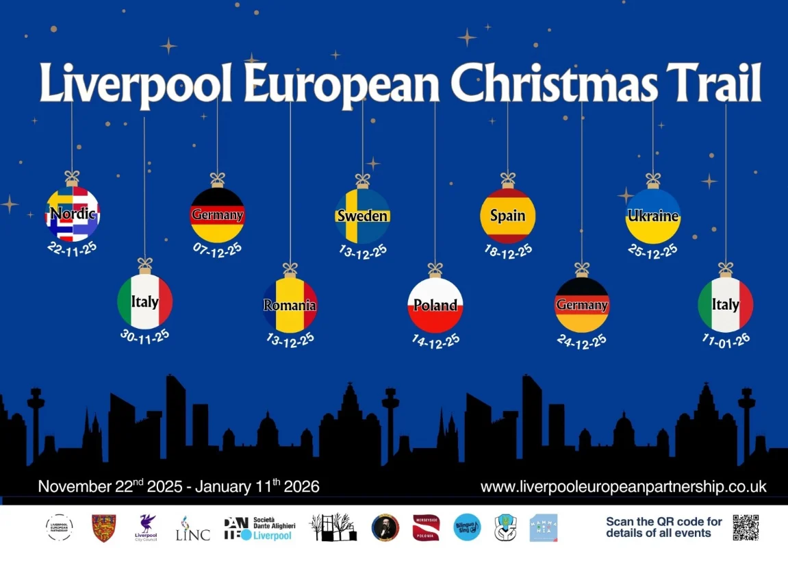 Liverpool European Christmas Trail Poster