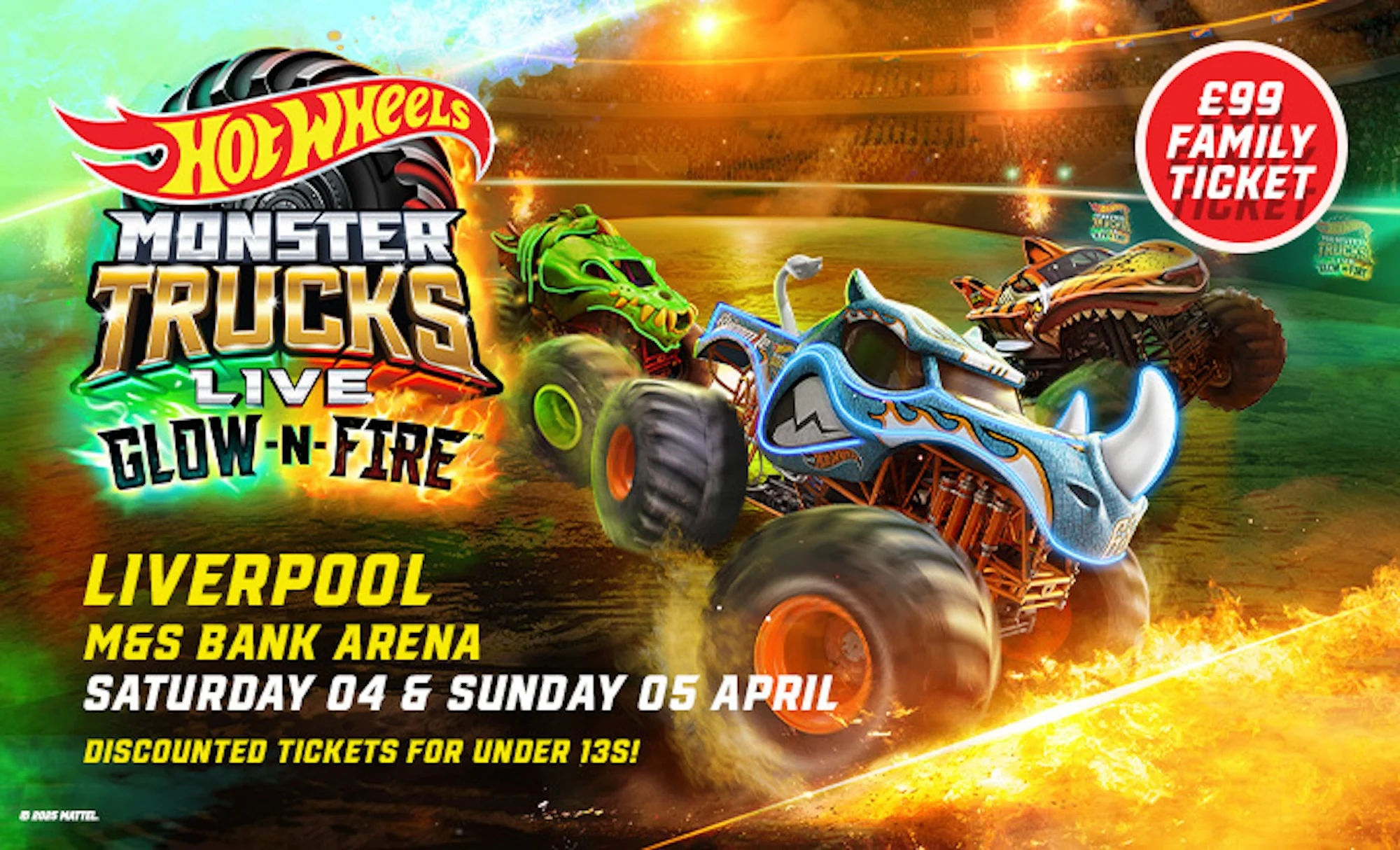 Promotional Poster showing Hot Wheels Cars Illustrations