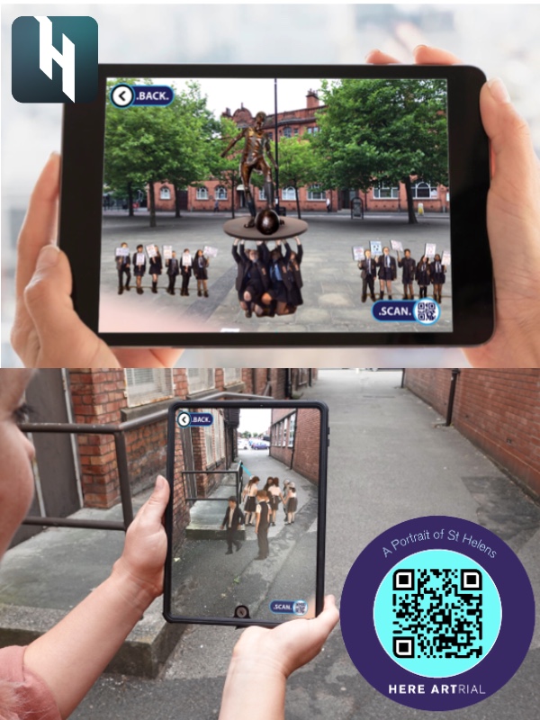 HERE Augmented Reality Art Trail Uncover Liverpool